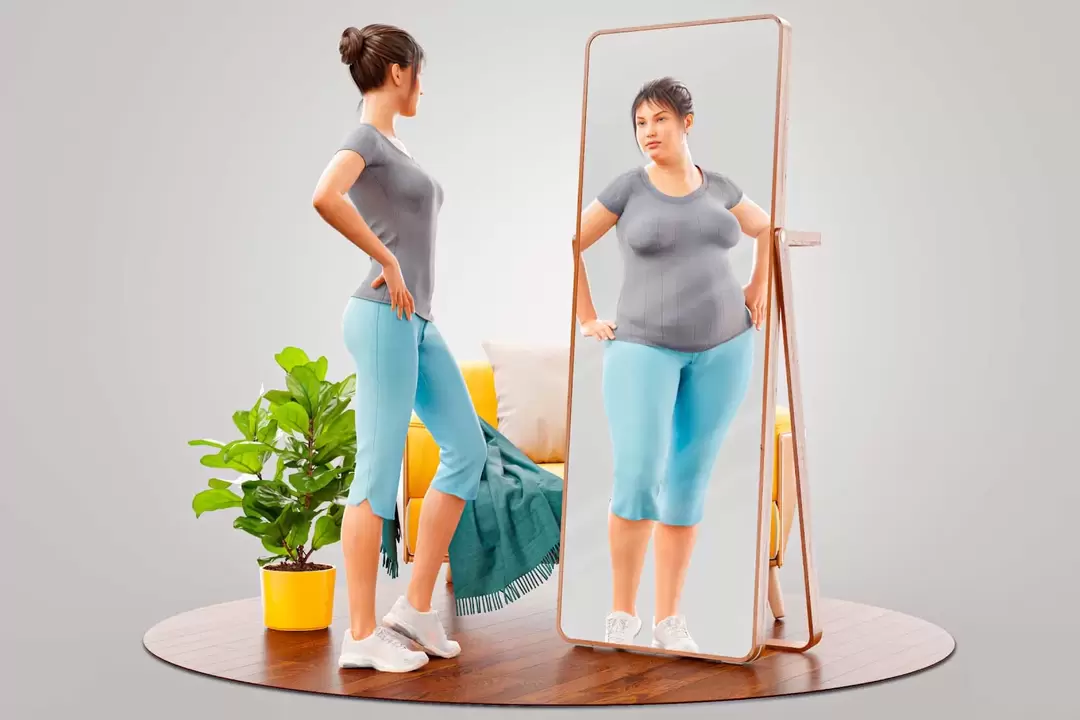 You can be motivated to lose weight by visualizing yourself having a slim figure. 