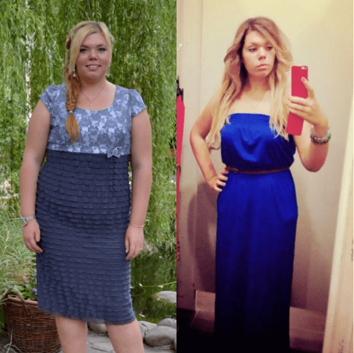 Drinking a diet before and after