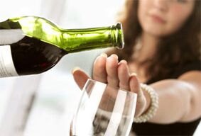 Rejection of alcohol